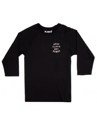 Dame Planks - Drop Cliffs Stencil - Langærmet Dame T-Shirt 249,00 kr.