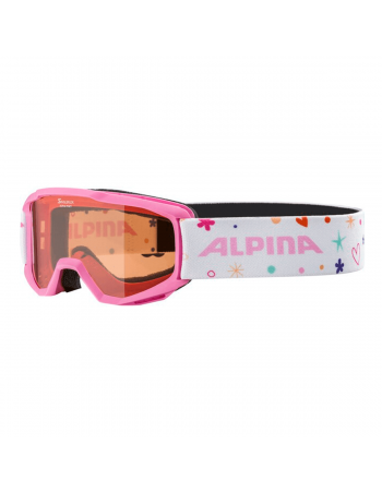 Skibriller Alpina Piney Junior goggles/skibrille - Rosa 199,00 kr.