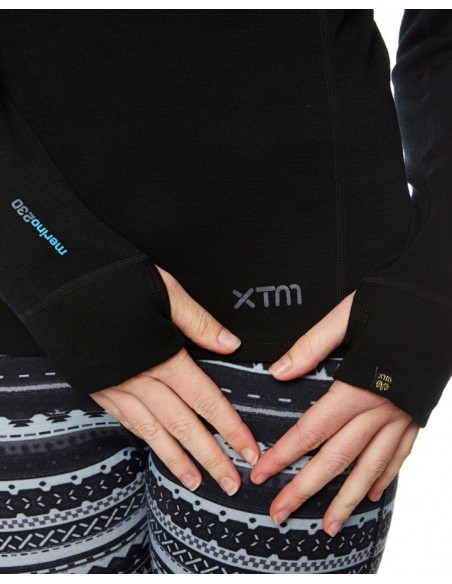 Dame XTM 100% Merino Uld Undertrøje Med Lynlås - Dame 599,00 kr.
