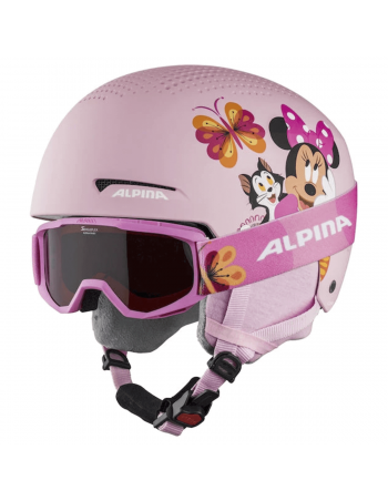 Hjelme til børn Alpina Zupo Disney Skihjelm + Piney skibriller Set 799,00 kr.