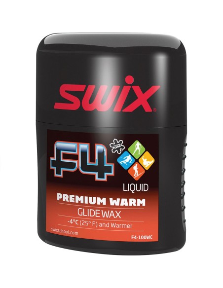 Alpin ski og Snowboard Swix F4 Premium Glide Voks LIQUID 100ml - F4-100WC 149,00 kr.