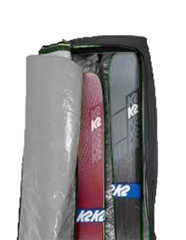 Ski Tasker K2 ROLLER Double Ski Bag Med Hjul - Sort 1,699.00