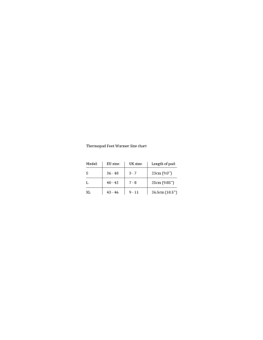Forside Thermopad Fodvarmer 5 par 115,00 kr.