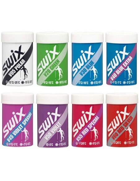 Langrend Swix V60 Red Silver 45g Hardwax +3 til 0C 69,00 kr.