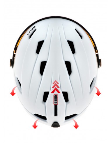 Hjelme med Visir Relax Stealth Skihjelm Med Visir - Hvid 849,00 kr.