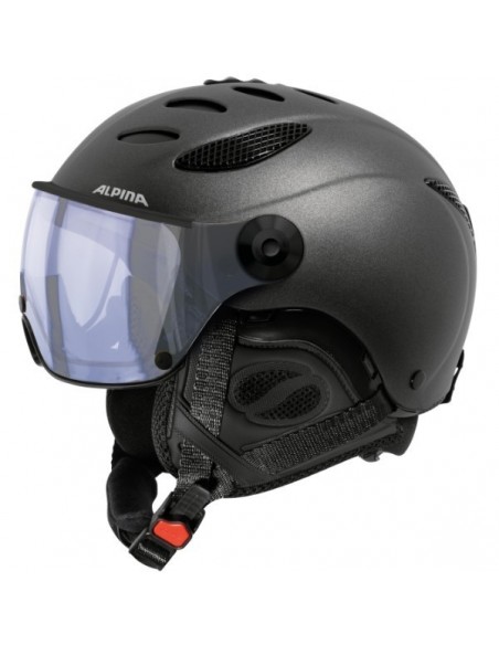 Hjelme med Visir Alpina Jump JV VHM Visir Skihjelm - Gray Matt 1,499.00